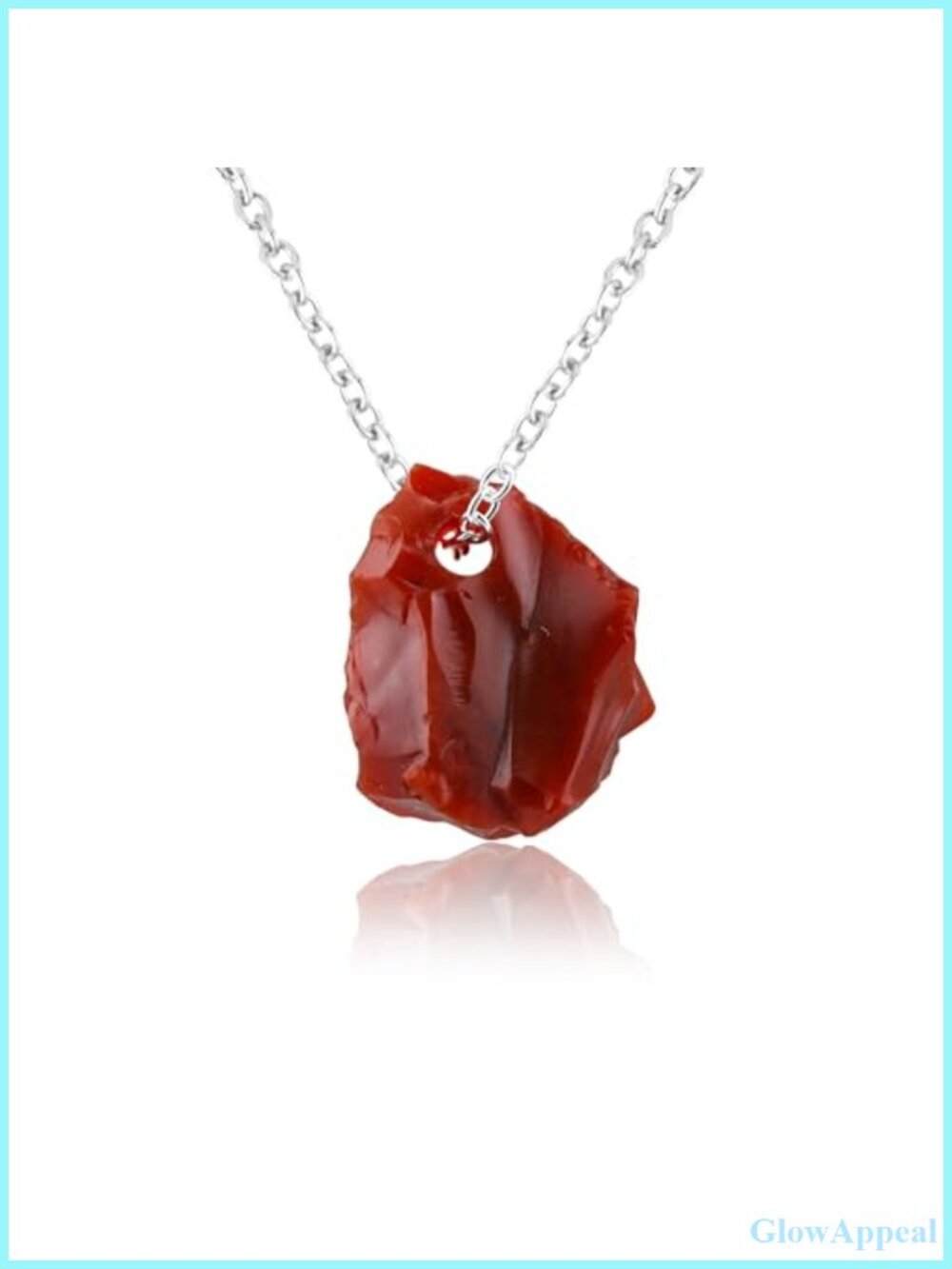 Natural Raw Mexican Opal Pendant Necklace 925 Sterling Silver 18 Inch